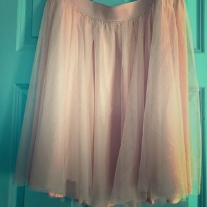 Torrid Tulle Mini Skirt Blush Size 2 18/20 -NEW